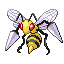 Beedrill front-facing sprite from Pokémon FireRed