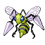 Beedrill shiny front-facing sprite from Pokémon FireRed