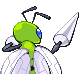 Beedrill shiny back-facing sprite from Pokémon Platinum