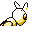 Beedrill back-facing sprite from Pokémon Red