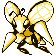 Beedrill front-facing sprite from Pokémon Red
