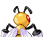 Beedrill back-facing sprite from Pokémon Ruby