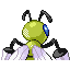 Beedrill shiny back-facing sprite from Pokémon Ruby