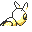Beedrill back-facing sprite from Pokémon Yellow