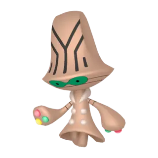 Beheeyem front-facing sprite from Pokémon Ultra Moon