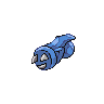Beldum back-facing sprite from Pokémon Black 2