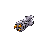 Beldum shiny back-facing sprite from Pokémon Black
