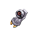 Beldum shiny front-facing sprite from Pokémon Diamond