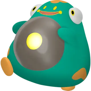 Bellibolt front-facing sprite from Pokémon Violet