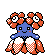 Bellossom shiny front-facing sprite from Pokémon Gold