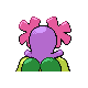 Bellossom shiny back-facing sprite from Pokémon HeartGold