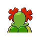 Bellossom back-facing sprite from Pokémon Platinum