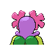 Bellossom shiny back-facing sprite from Pokémon Platinum