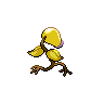 Bellsprout shiny back-facing sprite from Pokémon White 2