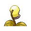 Bellsprout shiny back-facing sprite from Pokémon FireRed