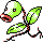 Bellsprout front-facing sprite from Pokémon Silver