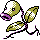 Bellsprout shiny front-facing sprite from Pokémon Silver