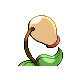 Bellsprout back-facing sprite from Pokémon Platinum