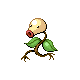 Bellsprout front-facing sprite from Pokémon Platinum