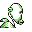 Bellsprout back-facing sprite from Pokémon Red