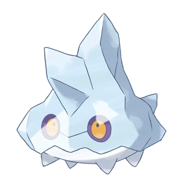 Bergmite, the Ice Chunk Pokémon — Ice-type Pokémon official artwork