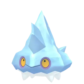 Bergmite front-facing sprite from Pokémon X