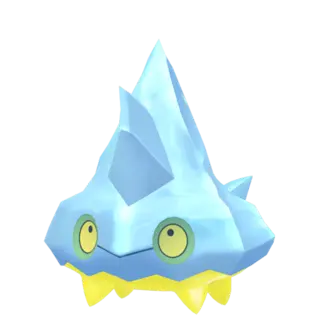 Bergmite shiny front-facing sprite from Pokémon X