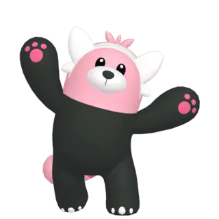 Bewear front-facing sprite from Pokémon Moon