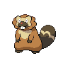Bibarel front-facing sprite from Pokémon Black