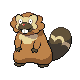 Bibarel front-facing sprite from Pokémon SoulSilver