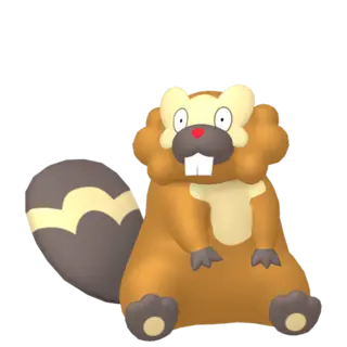 Bibarel front-facing sprite from Pokémon Legends: Arceus