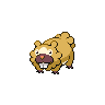 Bidoof shiny front-facing sprite from Pokémon Black 2