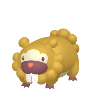 Bidoof shiny front-facing sprite from Pokémon Brilliant Diamond