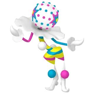 Blacephalon front-facing sprite from Pokémon Ultra Moon