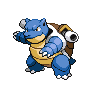 Blastoise front-facing sprite from Pokémon Black 2