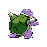Blastoise shiny back-facing sprite from Pokémon Black 2