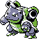 Blastoise shiny front-facing sprite from Pokémon Crystal