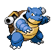 Blastoise front-facing sprite from Pokémon Pearl