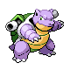 Blastoise shiny front-facing sprite from Pokémon Pearl