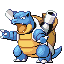 Blastoise front-facing sprite from Pokémon Emerald