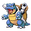 Blastoise front-facing sprite from Pokémon FireRed