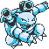 Blastoise front-facing sprite from Pokémon Yellow