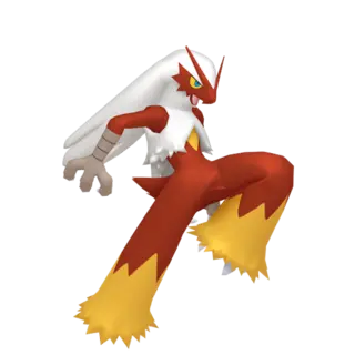 Blaziken shiny front-facing sprite from Pokémon Scarlet/Violet: The Indigo Disk