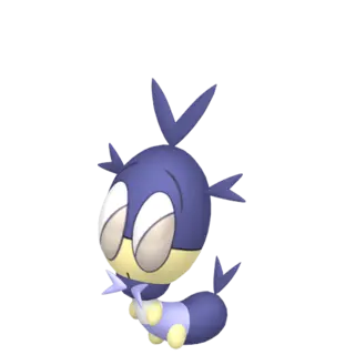 Blipbug shiny front-facing sprite from Pokémon Shield