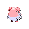 Blissey shiny back-facing sprite from Pokémon Black