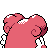Blissey back-facing sprite from Pokémon Crystal