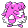 Blissey shiny front-facing sprite from Pokémon Crystal