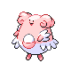 Blissey shiny front-facing sprite from Pokémon SoulSilver