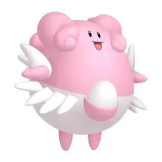 Blissey front-facing sprite from Pokémon Moon