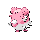 Blissey front-facing sprite from Pokémon Platinum